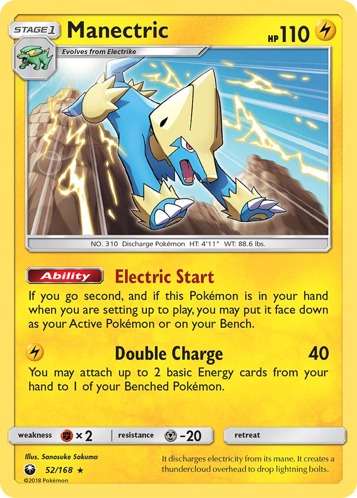 Manectric (52/168) [Sun & Moon: Celestial Storm] | Gear Gaming Bentonville