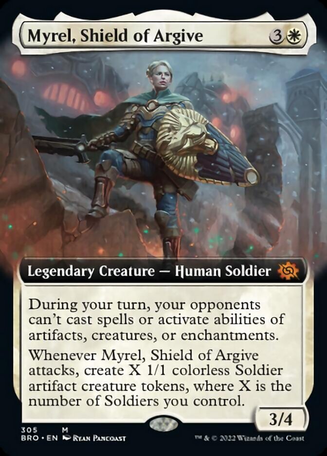 Myrel, Shield of Argive (Extended Art) [The Brothers' War] | Gear Gaming Bentonville