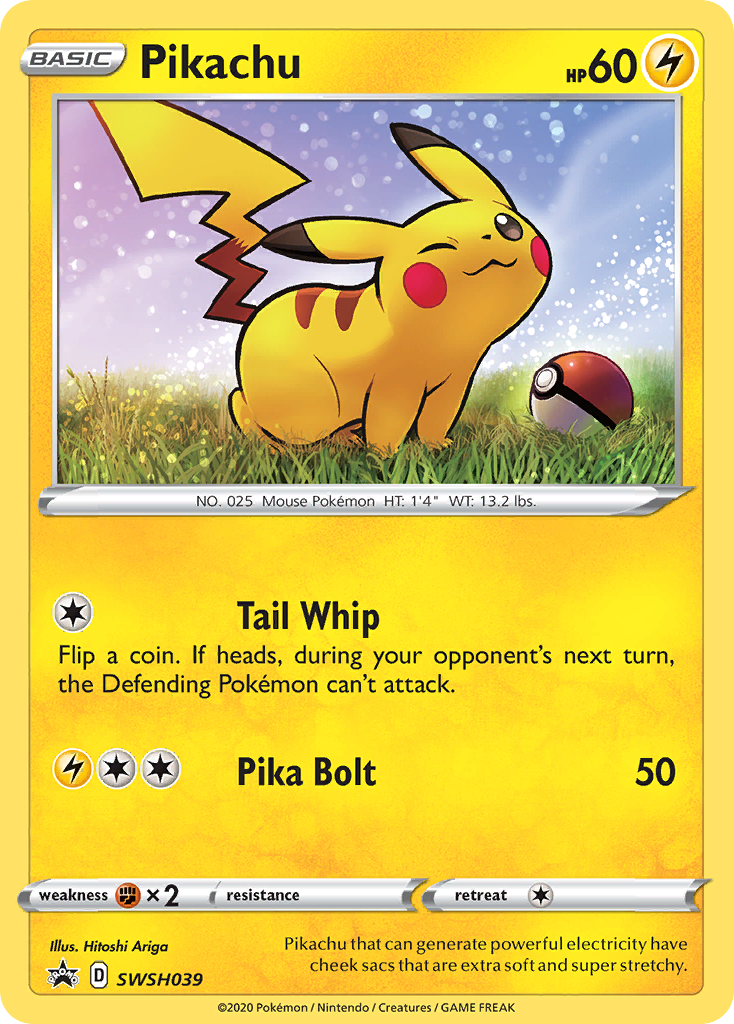 Pikachu (SWSH039) [Sword & Shield: Black Star Promos] | Gear Gaming Bentonville