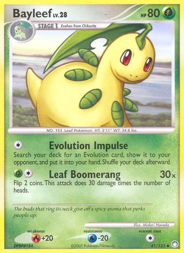 Bayleef (41/123) [Diamond & Pearl: Mysterious Treasures] | Gear Gaming Bentonville