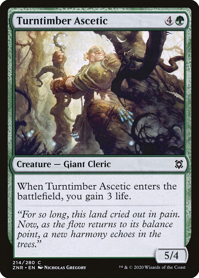 Turntimber Ascetic [Zendikar Rising] | Gear Gaming Bentonville