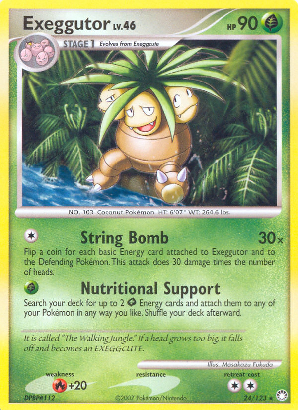 Exeggutor (24/123) [Diamond & Pearl: Mysterious Treasures] | Gear Gaming Bentonville