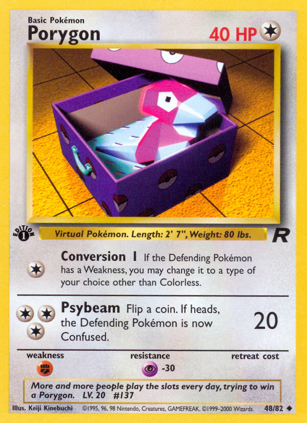 Porygon (48/82) [Team Rocket 1st Edition] | Gear Gaming Bentonville