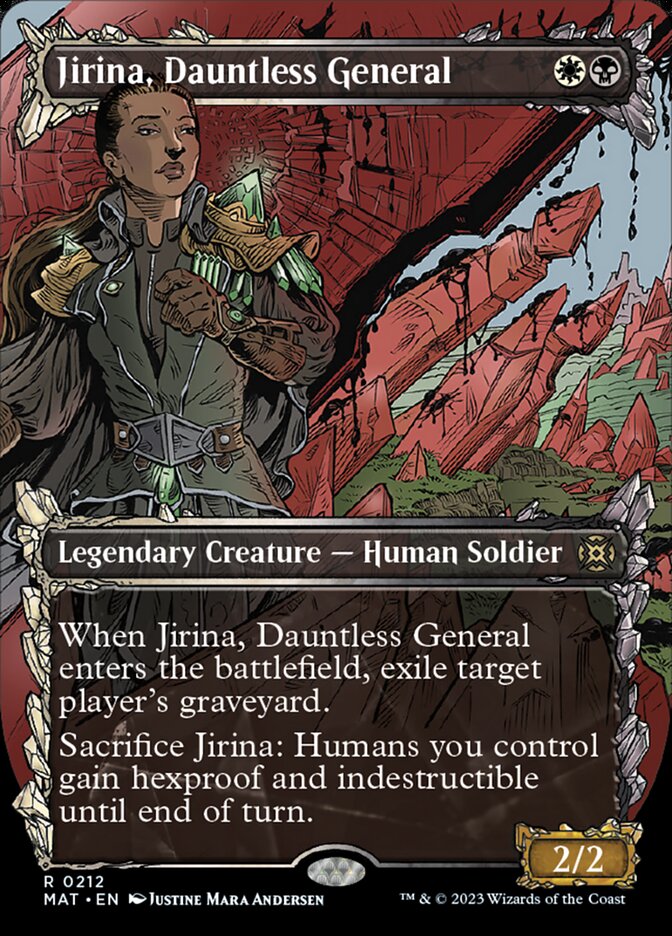 Jirina, Dauntless General (Showcase Halo Foil) [March of the Machine: The Aftermath] | Gear Gaming Bentonville