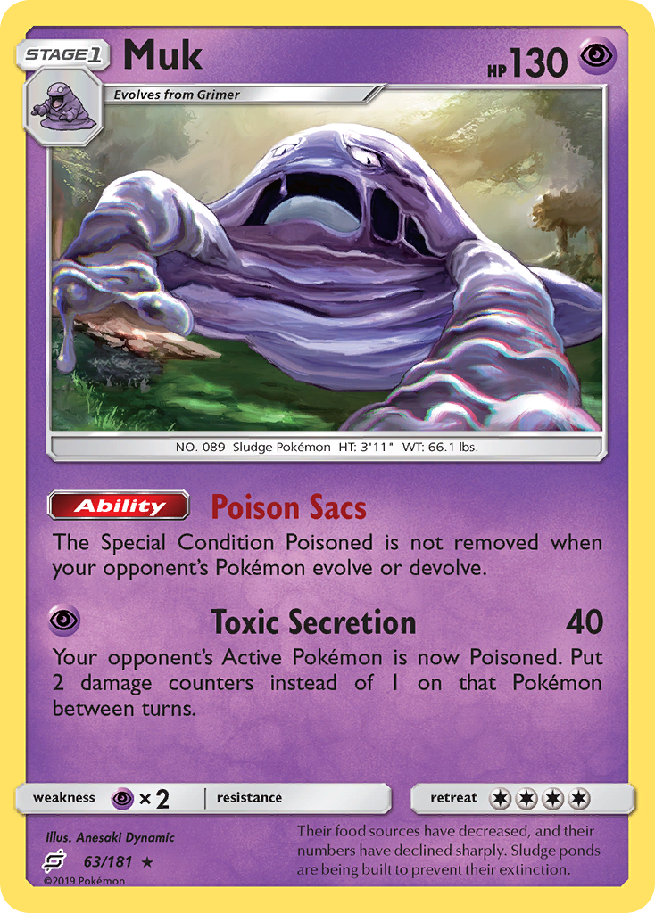 Muk (63/181) [Sun & Moon: Team Up] | Gear Gaming Bentonville