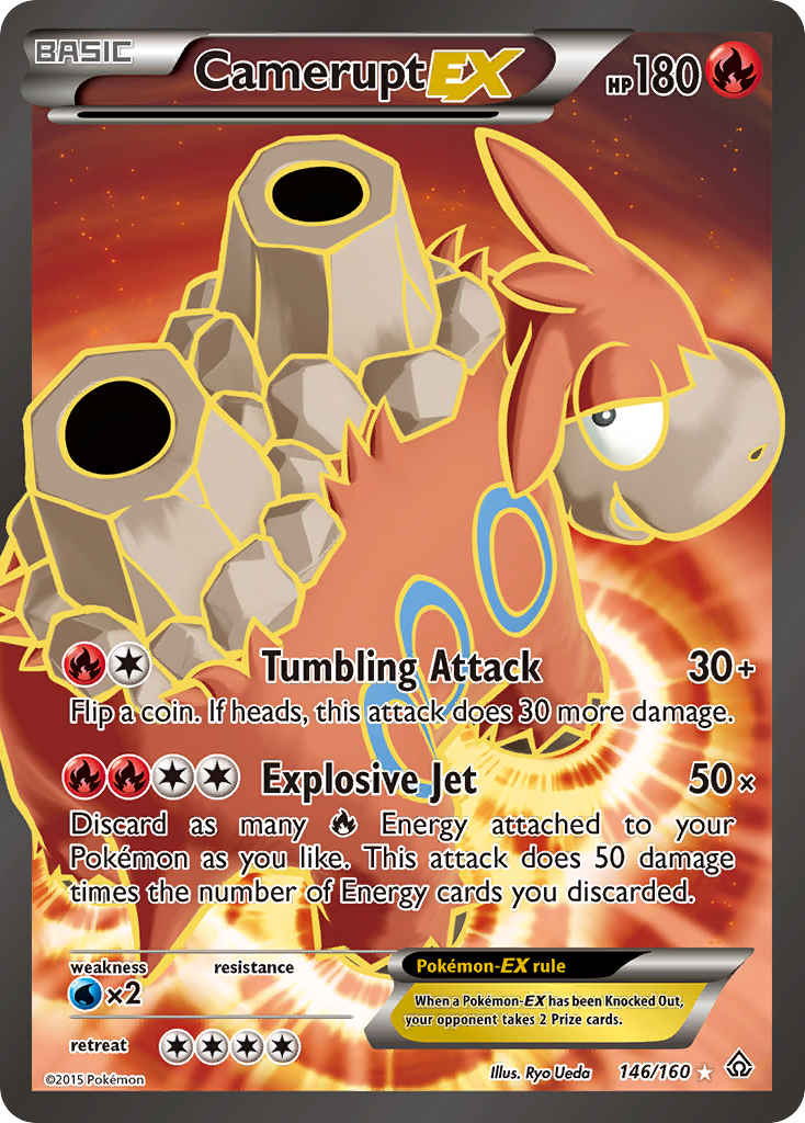 Camerupt EX (146/160) [XY: Primal Clash] | Gear Gaming Bentonville