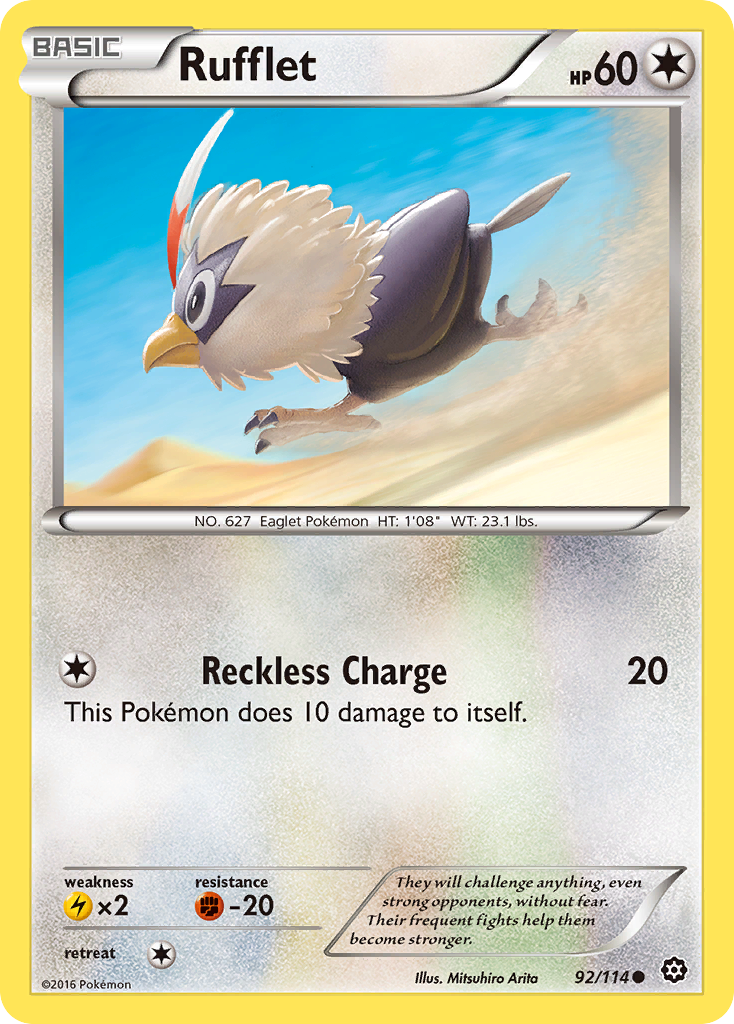 Rufflet (92/114) [XY: Steam Siege] | Gear Gaming Bentonville