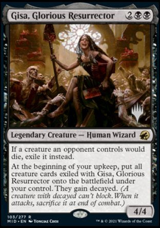 Gisa, Glorious Resurrector (Promo Pack) [Innistrad: Midnight Hunt Promos] | Gear Gaming Bentonville