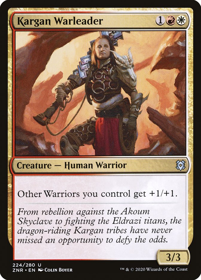 Kargan Warleader [Zendikar Rising] | Gear Gaming Bentonville