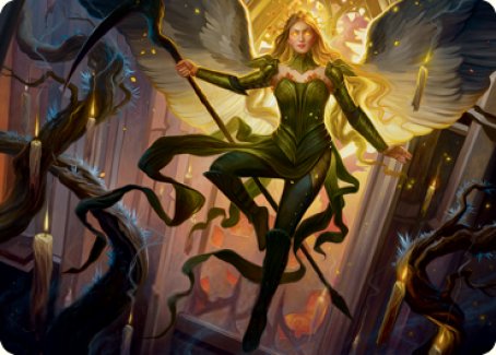 Sigarda, Champion of Light Art Card [Innistrad: Midnight Hunt Art Series] | Gear Gaming Bentonville