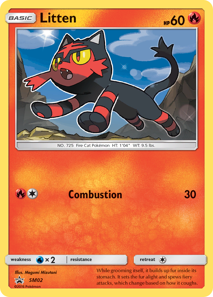 Litten (SM02) [Sun & Moon: Black Star Promos] | Gear Gaming Bentonville