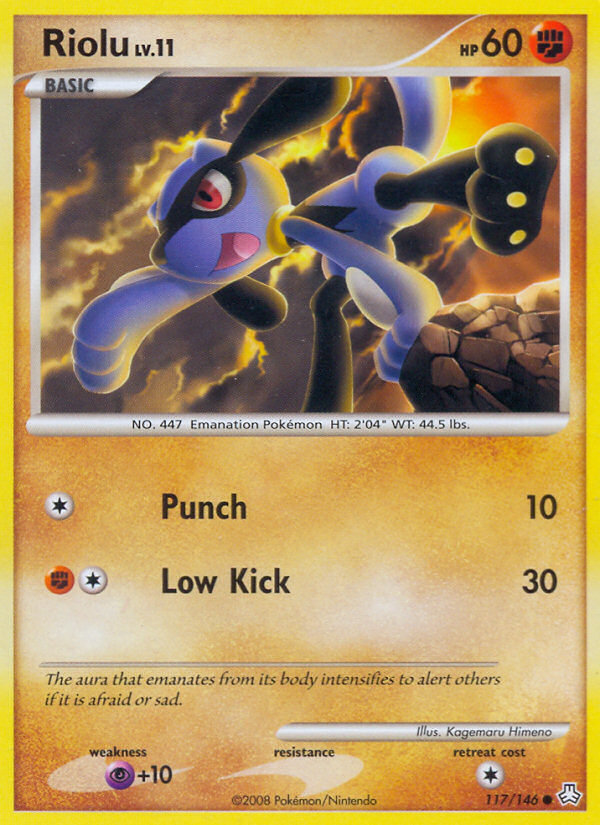 Riolu (117/146) [Diamond & Pearl: Legends Awakened] | Gear Gaming Bentonville