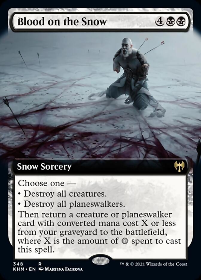 Blood on the Snow (Extended Art) [Kaldheim] | Gear Gaming Bentonville