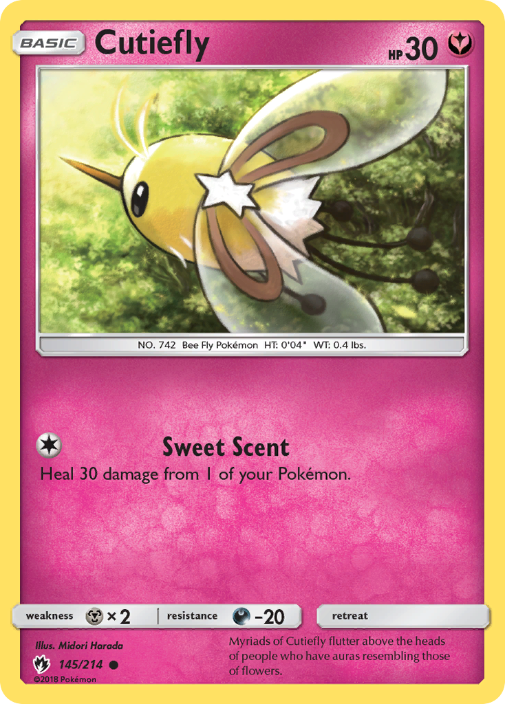 Cutiefly (145/214) [Sun & Moon: Lost Thunder] | Gear Gaming Bentonville