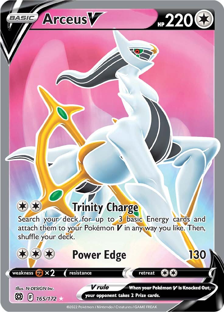 Arceus V (165/172) [Sword & Shield: Brilliant Stars] | Gear Gaming Bentonville