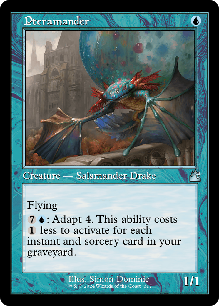 Pteramander (Retro Frame) [Ravnica Remastered] | Gear Gaming Bentonville