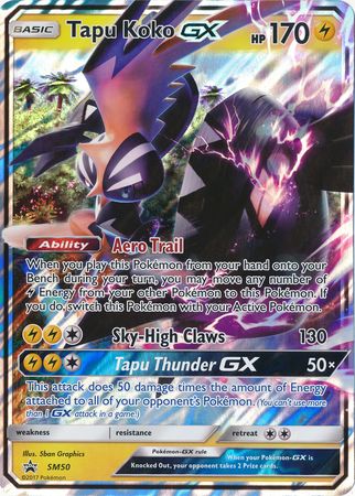 Tapu Koko GX (SM50) (Jumbo Card) [Sun & Moon: Black Star Promos] | Gear Gaming Bentonville