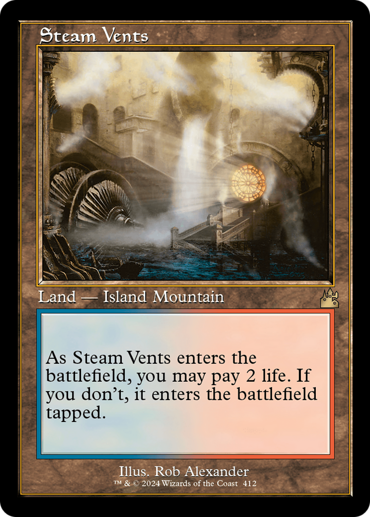 Steam Vents (Retro) [Ravnica Remastered] | Gear Gaming Bentonville