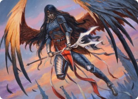 Liesa, Forgotten Archangel Art Card [Innistrad: Midnight Hunt Art Series] | Gear Gaming Bentonville