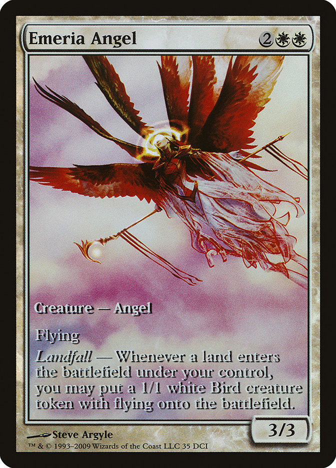 Emeria Angel (Game Day) (Extended) [Zendikar Promos] | Gear Gaming Bentonville