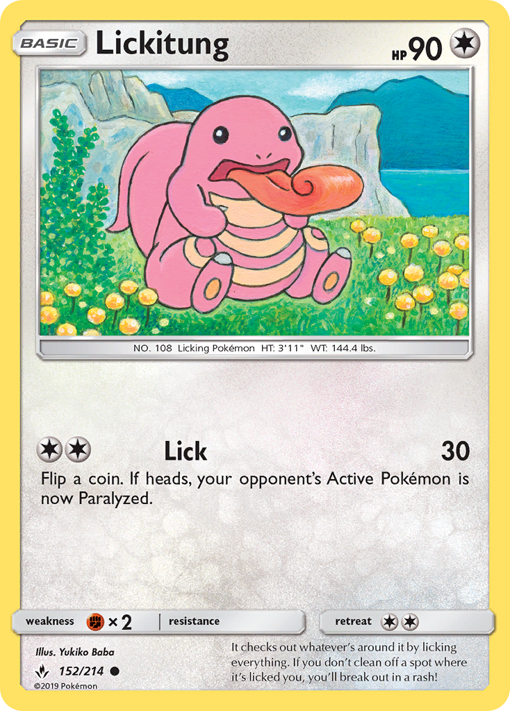 Lickitung (152/214) [Sun & Moon: Unbroken Bonds] | Gear Gaming Bentonville