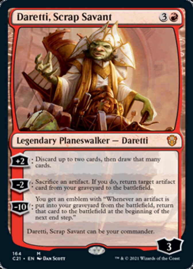 Daretti, Scrap Savant [Commander 2021] | Gear Gaming Bentonville