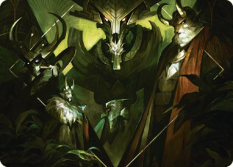 Meeting of the Five Art Card [Streets of New Capenna Art Series] | Gear Gaming Bentonville