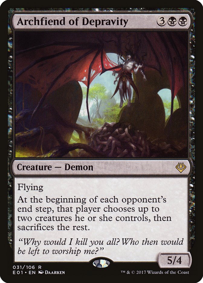 Archfiend of Depravity [Archenemy: Nicol Bolas] | Gear Gaming Bentonville