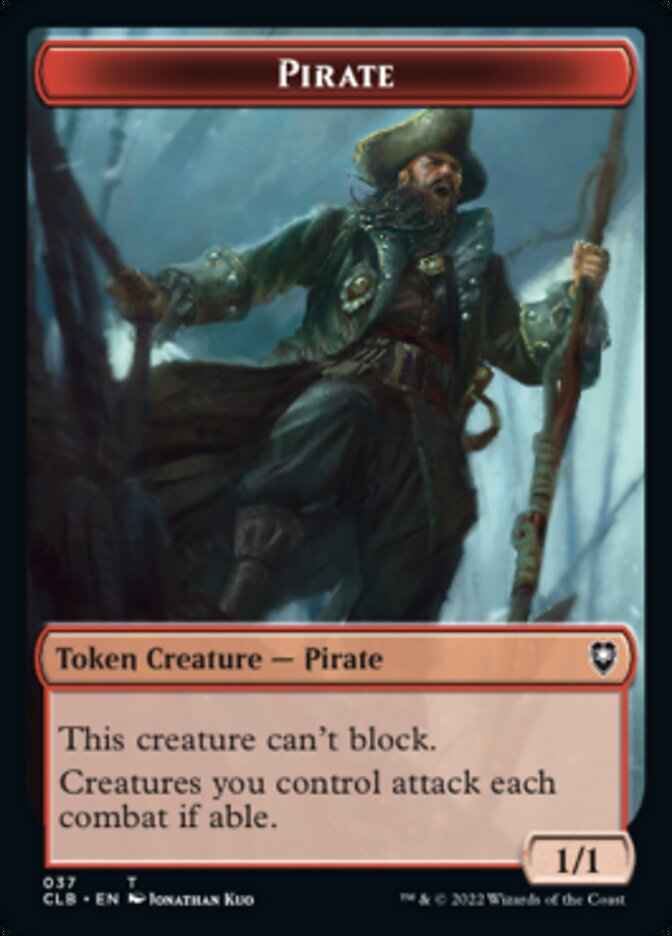 Pirate // Goblin Double-sided Token [Commander Legends: Battle for Baldur's Gate Tokens] | Gear Gaming Bentonville