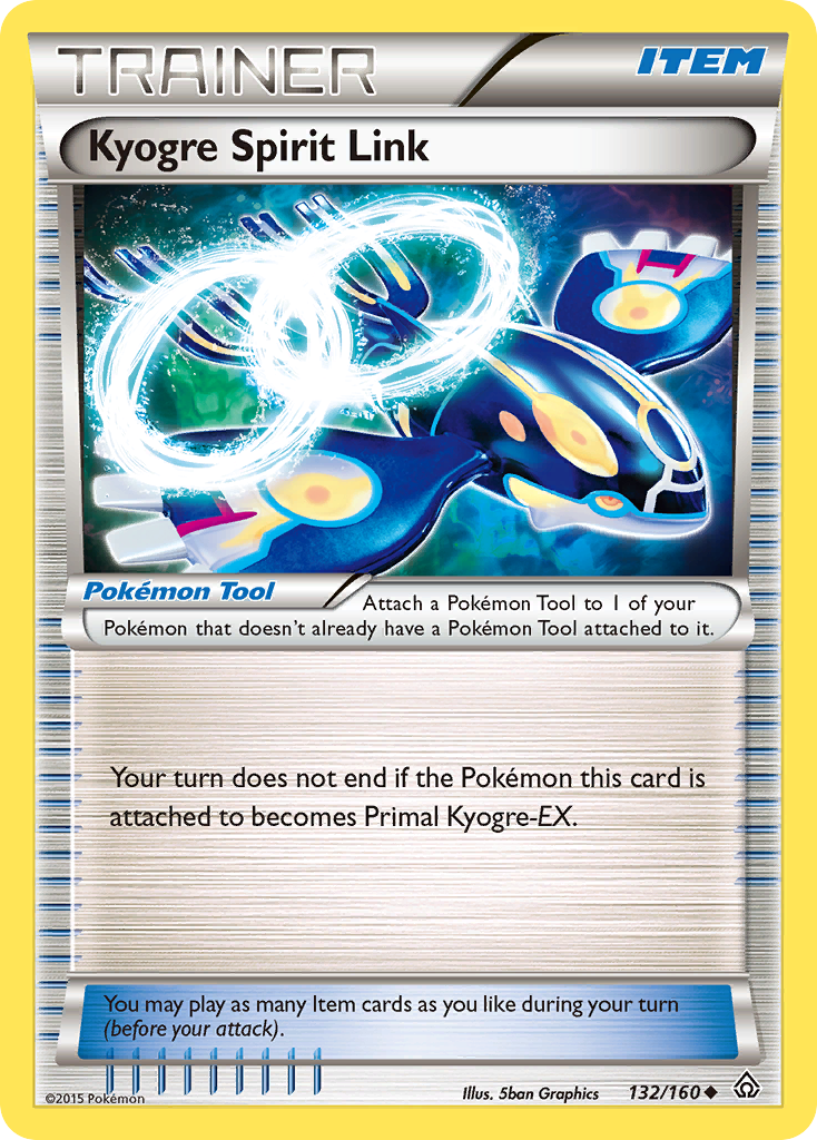 Kyogre Spirit Link (132/160) [XY: Primal Clash] | Gear Gaming Bentonville