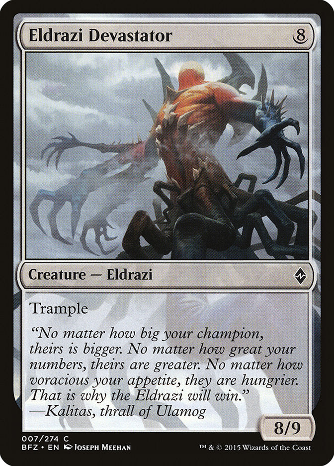 Eldrazi Devastator [Battle for Zendikar] | Gear Gaming Bentonville