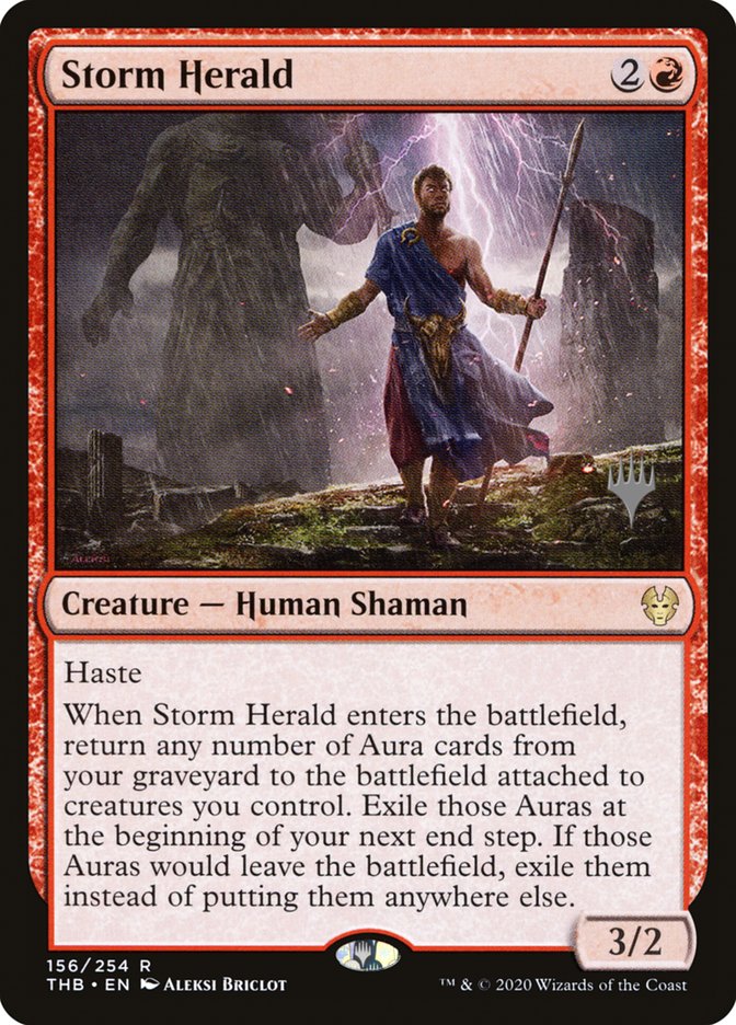 Storm Herald (Promo Pack) [Theros Beyond Death Promos] | Gear Gaming Bentonville