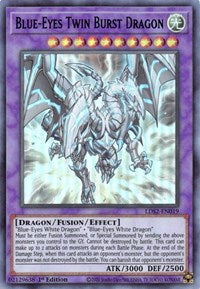 Blue-Eyes Twin Burst Dragon (Blue) [LDS2-EN019] Ultra Rare | Gear Gaming Bentonville