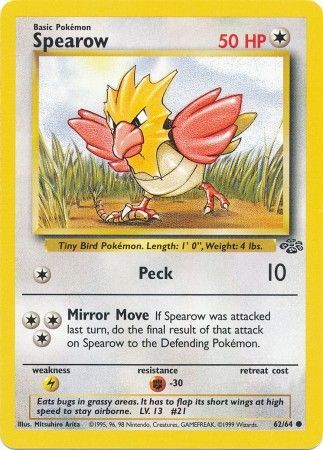 Spearow (62/64) [Jungle Unlimited] | Gear Gaming Bentonville