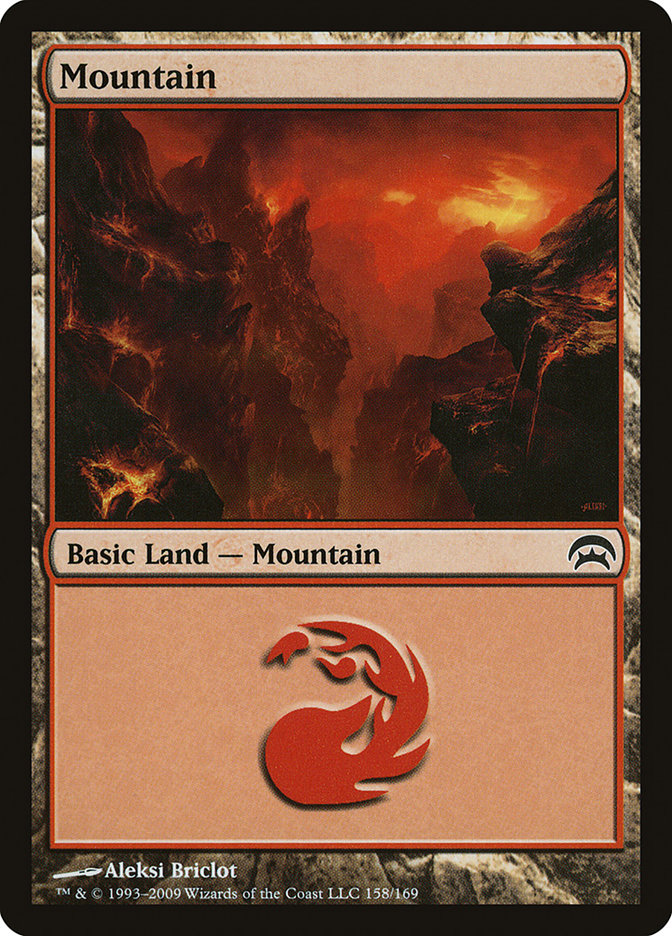 Mountain (158) [Planechase] | Gear Gaming Bentonville