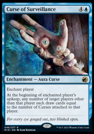 Curse of Surveillance (Promo Pack) [Innistrad: Midnight Hunt Promos] | Gear Gaming Bentonville