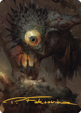 Nothic Art Card (Gold-Stamped Signature) [Commander Legends: Battle for Baldur's Gate Art Series] | Gear Gaming Bentonville