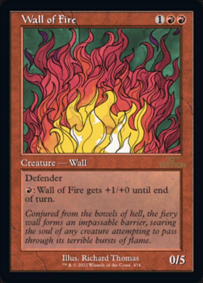 Wall of Fire (Retro) [30th Anniversary Edition] | Gear Gaming Bentonville