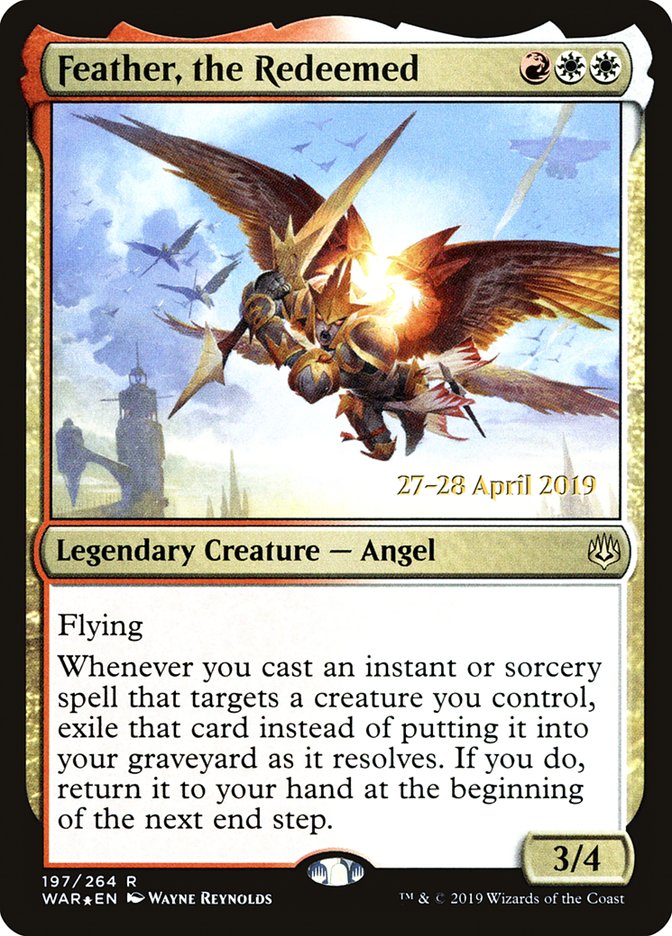 Feather, the Redeemed  [War of the Spark Prerelease Promos] | Gear Gaming Bentonville