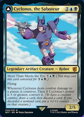 Cyclonus, the Saboteur // Cyclonus, Cybertronian Fighter [Universes Beyond: Transformers] | Gear Gaming Bentonville