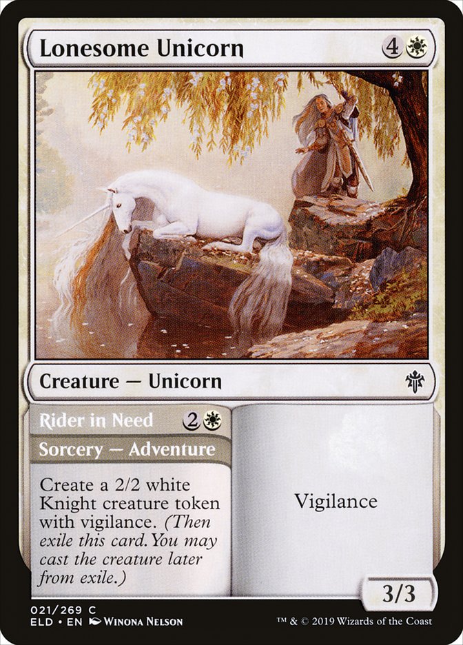 Lonesome Unicorn // Rider in Need [Throne of Eldraine] | Gear Gaming Bentonville