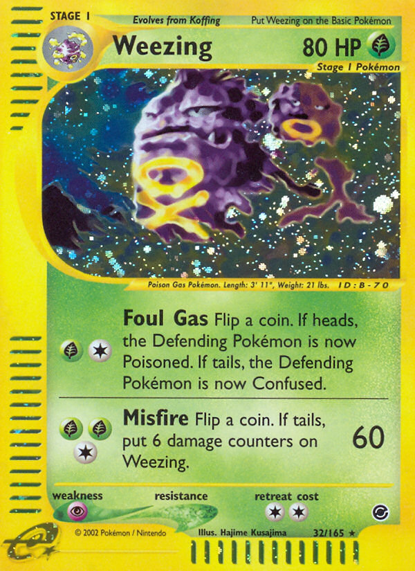 Weezing (32/165) [Expedition: Base Set] | Gear Gaming Bentonville