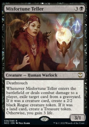 Misfortune Teller (Promo Pack) [Streets of New Capenna Commander Promos] | Gear Gaming Bentonville