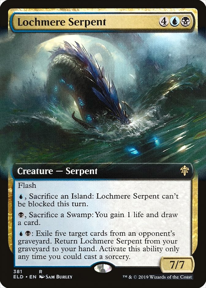 Lochmere Serpent (Extended Art) [Throne of Eldraine] | Gear Gaming Bentonville