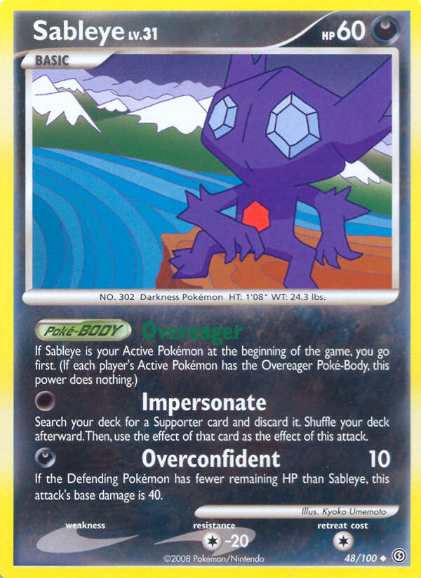 Sableye (48/100) [Diamond & Pearl: Stormfront] | Gear Gaming Bentonville