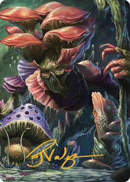 Myconid Spore Tender Art Card (Gold-Stamped Signature) [Commander Legends: Battle for Baldur's Gate Art Series] | Gear Gaming Bentonville