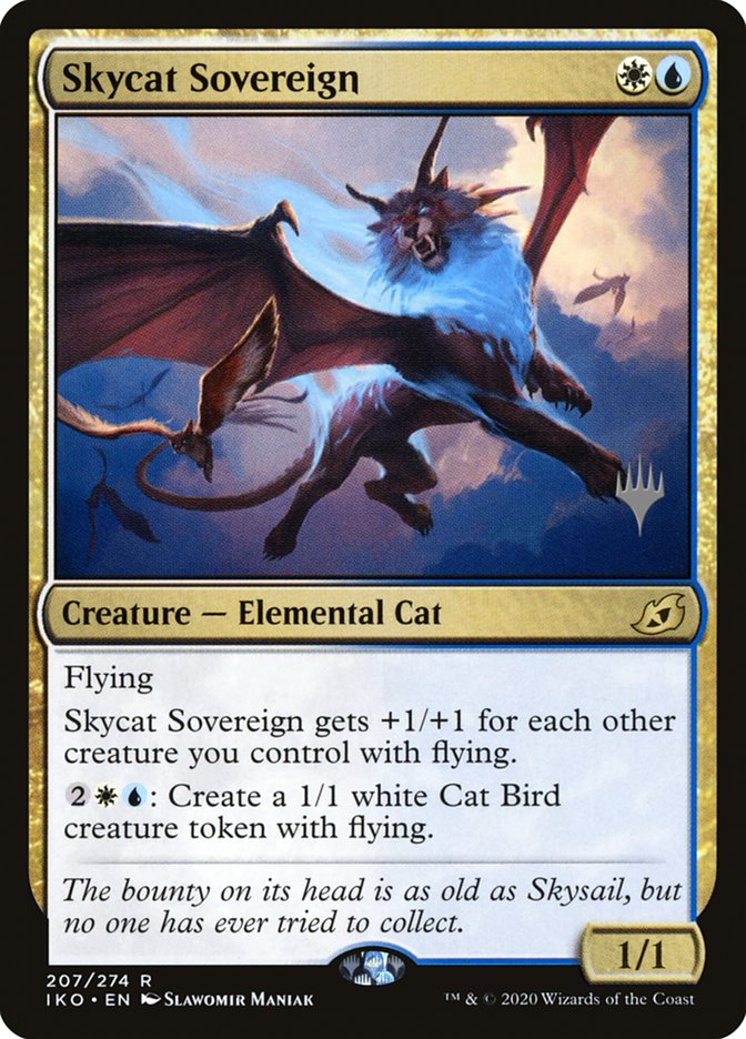 Skycat Sovereign (Promo Pack) [Ikoria: Lair of Behemoths Promos] | Gear Gaming Bentonville