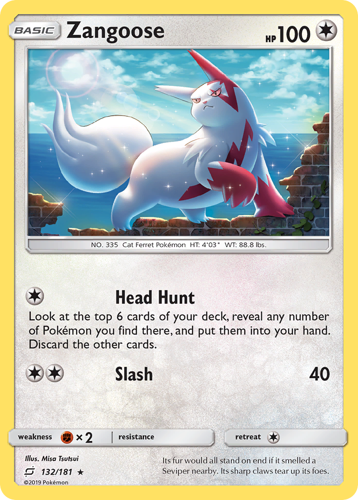 Zangoose (132/181) [Sun & Moon: Team Up] | Gear Gaming Bentonville