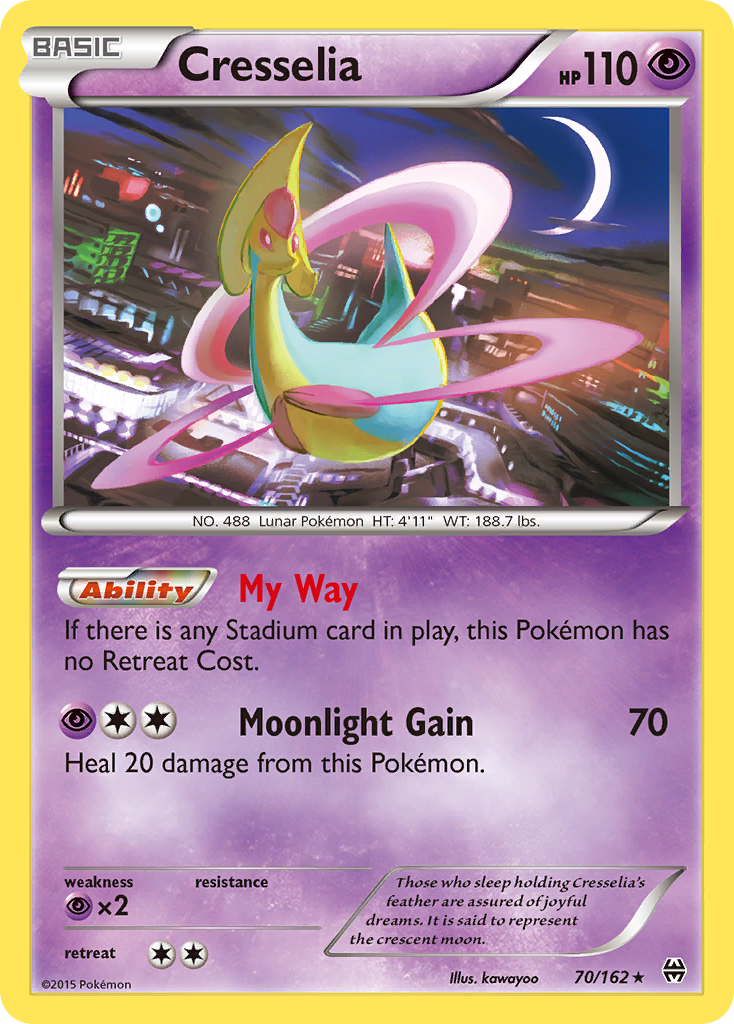 Cresselia (70/162) [XY: BREAKthrough] | Gear Gaming Bentonville