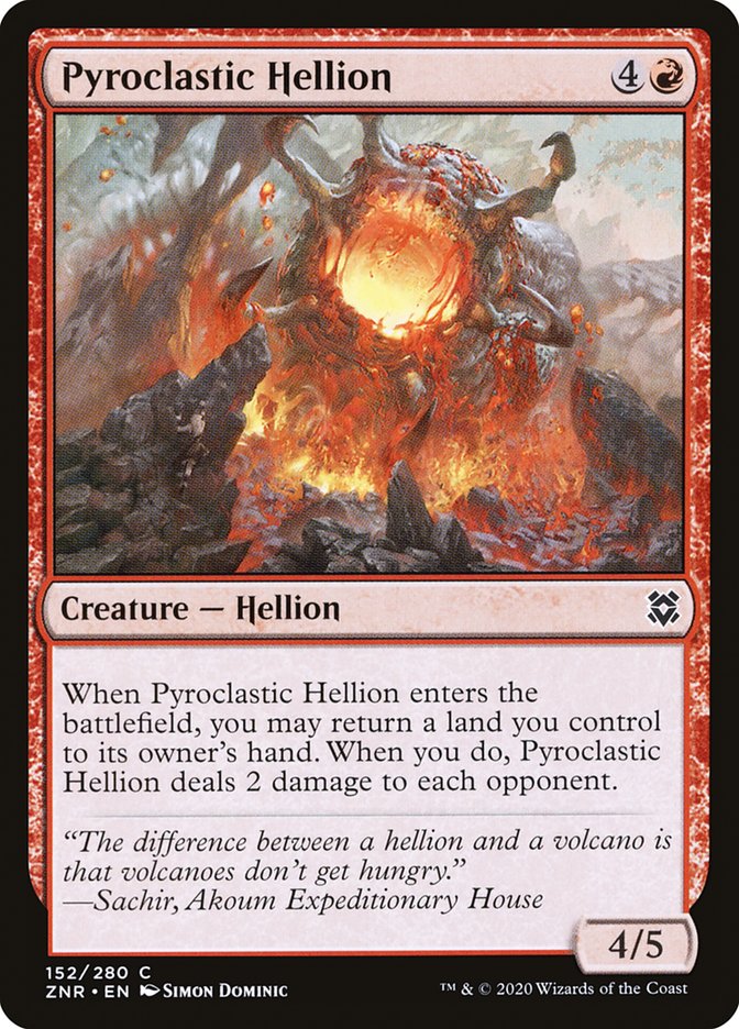 Pyroclastic Hellion [Zendikar Rising] | Gear Gaming Bentonville